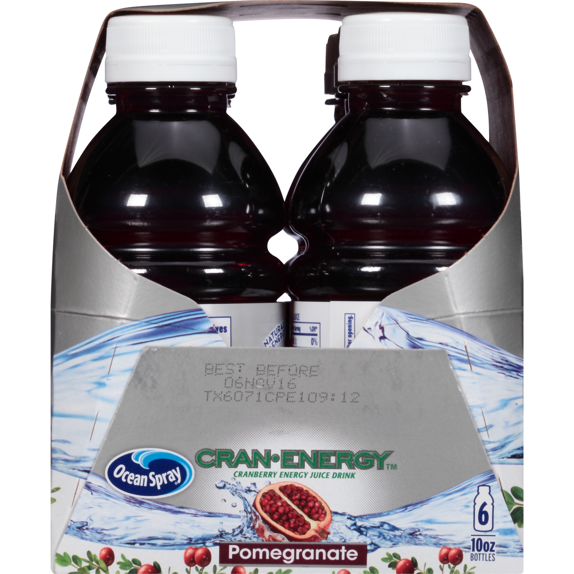 Ocean Spray Cran Energy Pomegranate Energy Juice Drink 6 Ct 10 Fl Oz Shipt 7640