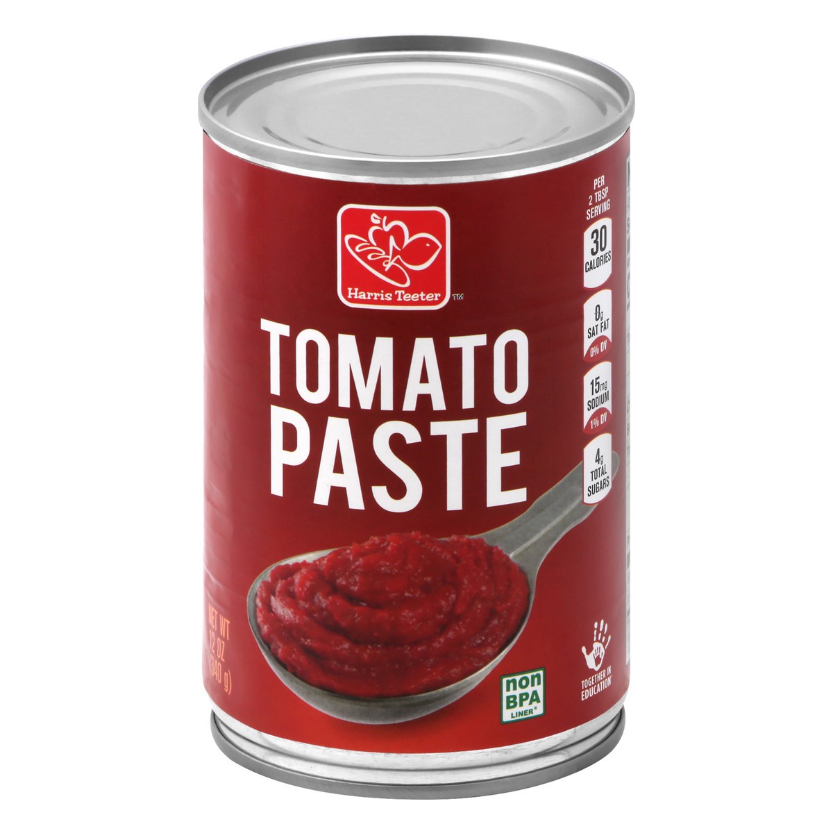 slide 1 of 8, Harris Teeter Tomato Paste, 12 oz