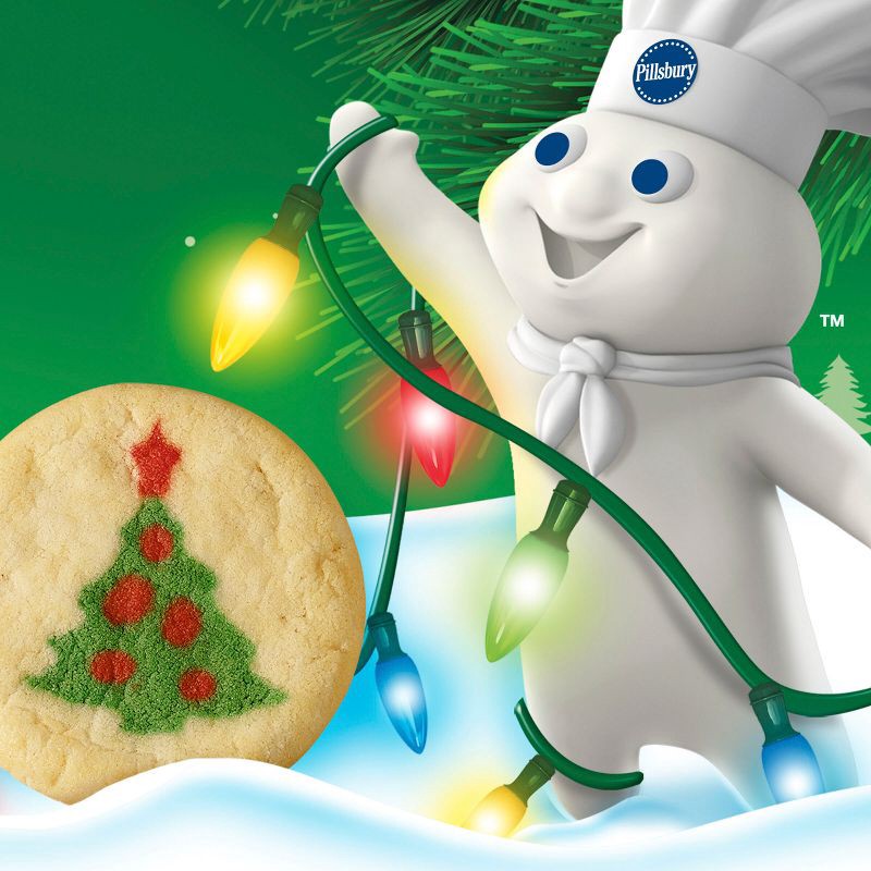 slide 2 of 9, Pillsbury Ready-to-Bake Christmas Tree Shape Sugar Cookie Dough - 9.1oz/20ct, 9.1 oz, 20 ct