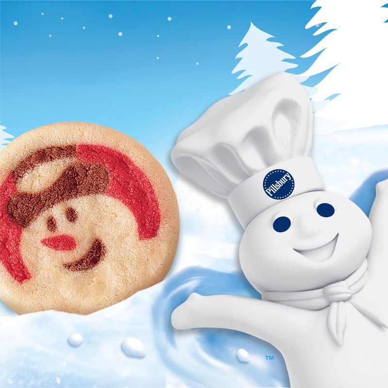 slide 2 of 8, Pillsbury Ready-to-Bake Snowman Shape Sugar Cookie Dough - 9.1oz/20ct, 9.1 oz, 20 ct