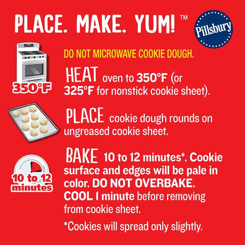slide 5 of 8, Pillsbury Ready-to-Bake Reindeer Shape Sugar Cookie Dough - 9.1oz/20ct, 9.1 oz, 20 ct