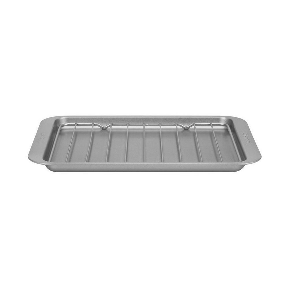 slide 3 of 4, Cuisinart Chef's Classic Non-Stick Toaster Oven Broiler Pan with Rack AMB-TOBPRKT, 1 ct