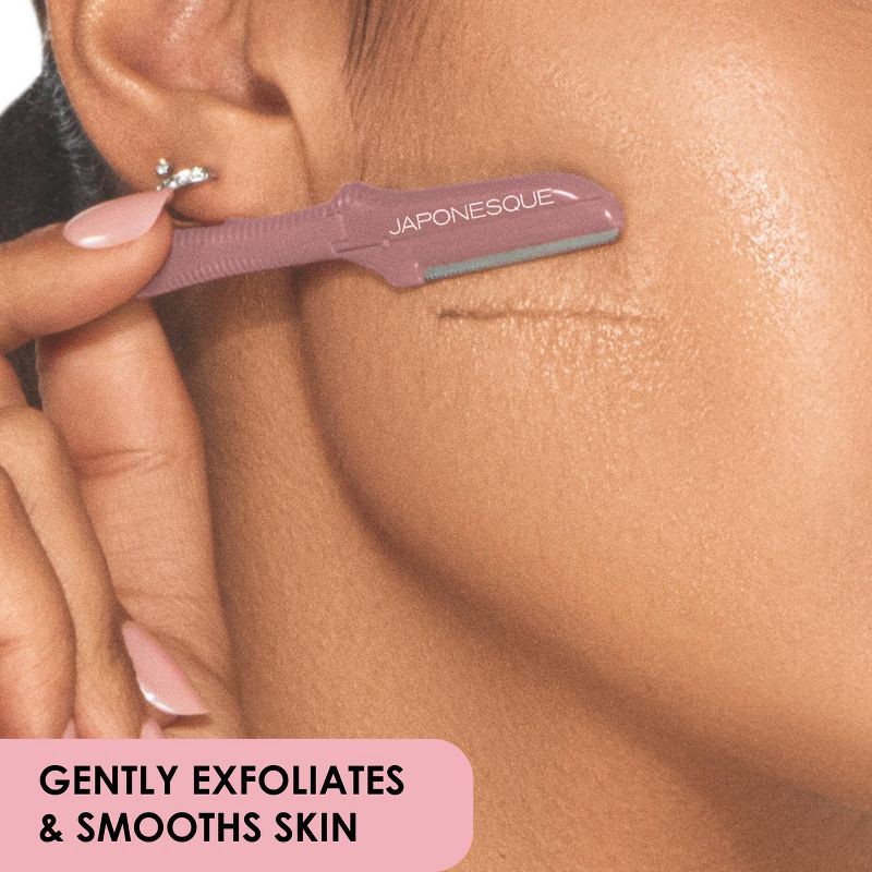 slide 5 of 11, JAPONESQUE Precision Dermaplaner Facial Brush Razors - 3ct, 3 ct