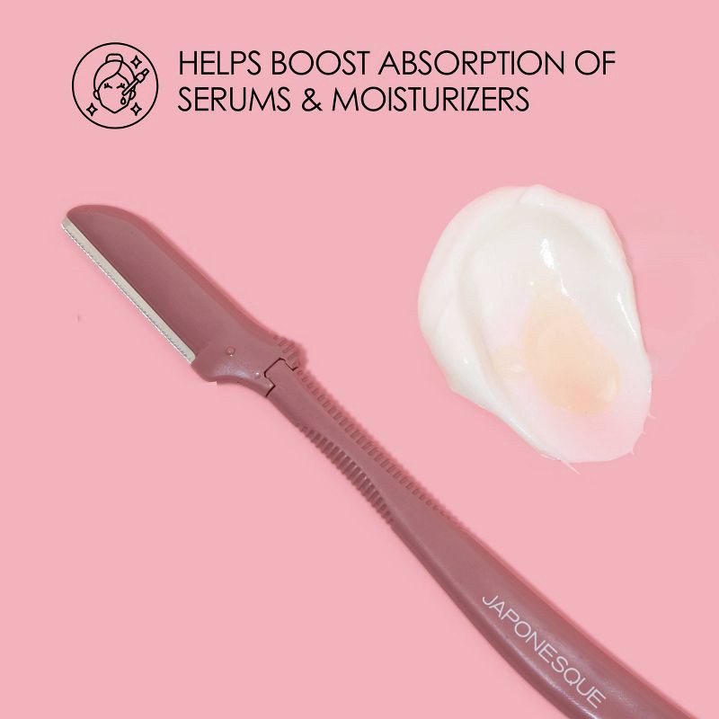 slide 6 of 11, JAPONESQUE Precision Dermaplaner Facial Brush Razors - 3ct, 3 ct