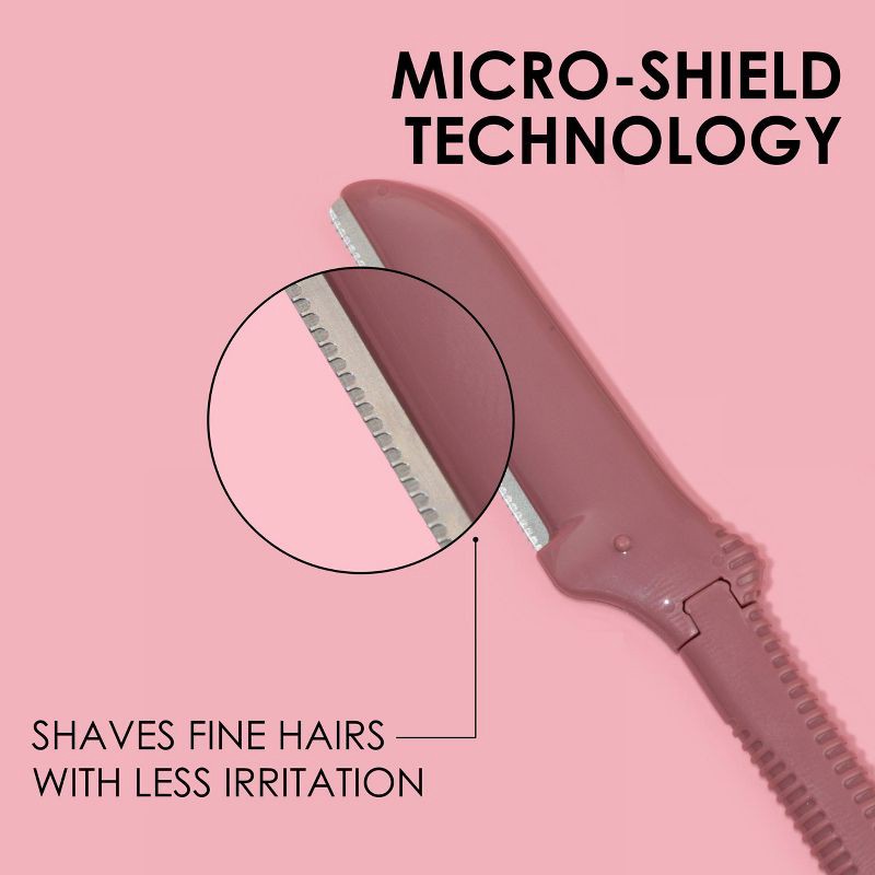 slide 8 of 11, JAPONESQUE Precision Dermaplaner Facial Brush Razors - 3ct, 3 ct