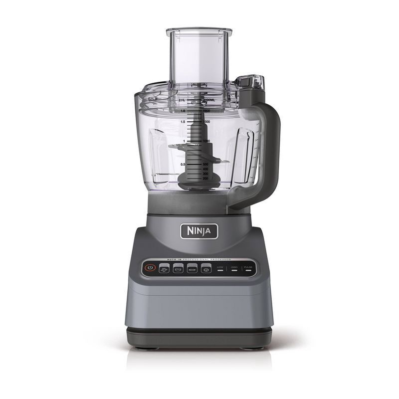 slide 1 of 12, Ninja Professional 850W 9-Cup Food Processor - BN601: Stainless Steel, 3 Speeds, Mix, Chop, Slice, Shred, Puree, Dishwasher Safe, 1 ct