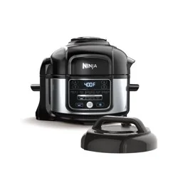 Ninja Foodi Programmable 10-in-1 5qt Pressure Cooker and Air Fryer - FD101: Stainless Steel, Slow Cooker, Digital Timer