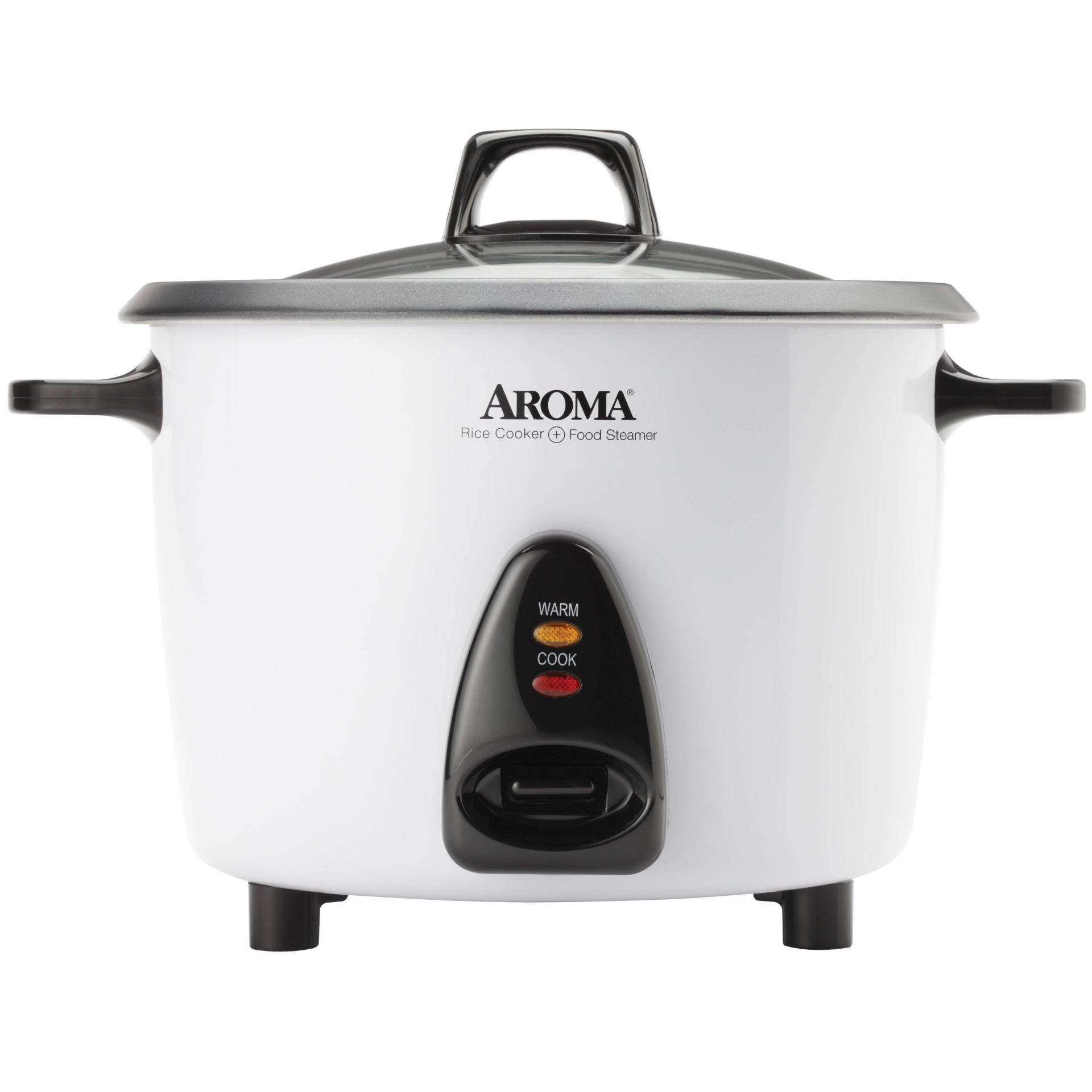 slide 1 of 5, Aroma 20-Cup Pot-Style Rice Cooker and Food Steamer - White, 1 ct