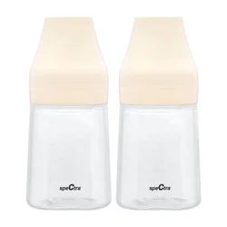 Spectra Breast Milk Storage Bottles Set - 2ct: BPA-Free, 8oz Capacity