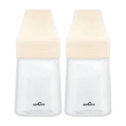 Spectra Breast Milk Storage Bottles Set - 2ct: BPA-Free, 8oz Capacity