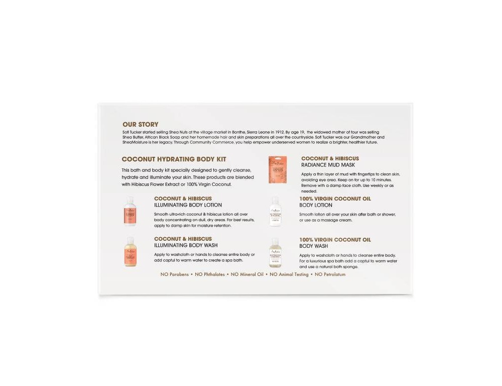 slide 2 of 2, SheaMoisture Coconut Hydrating Body Set, 5 ct