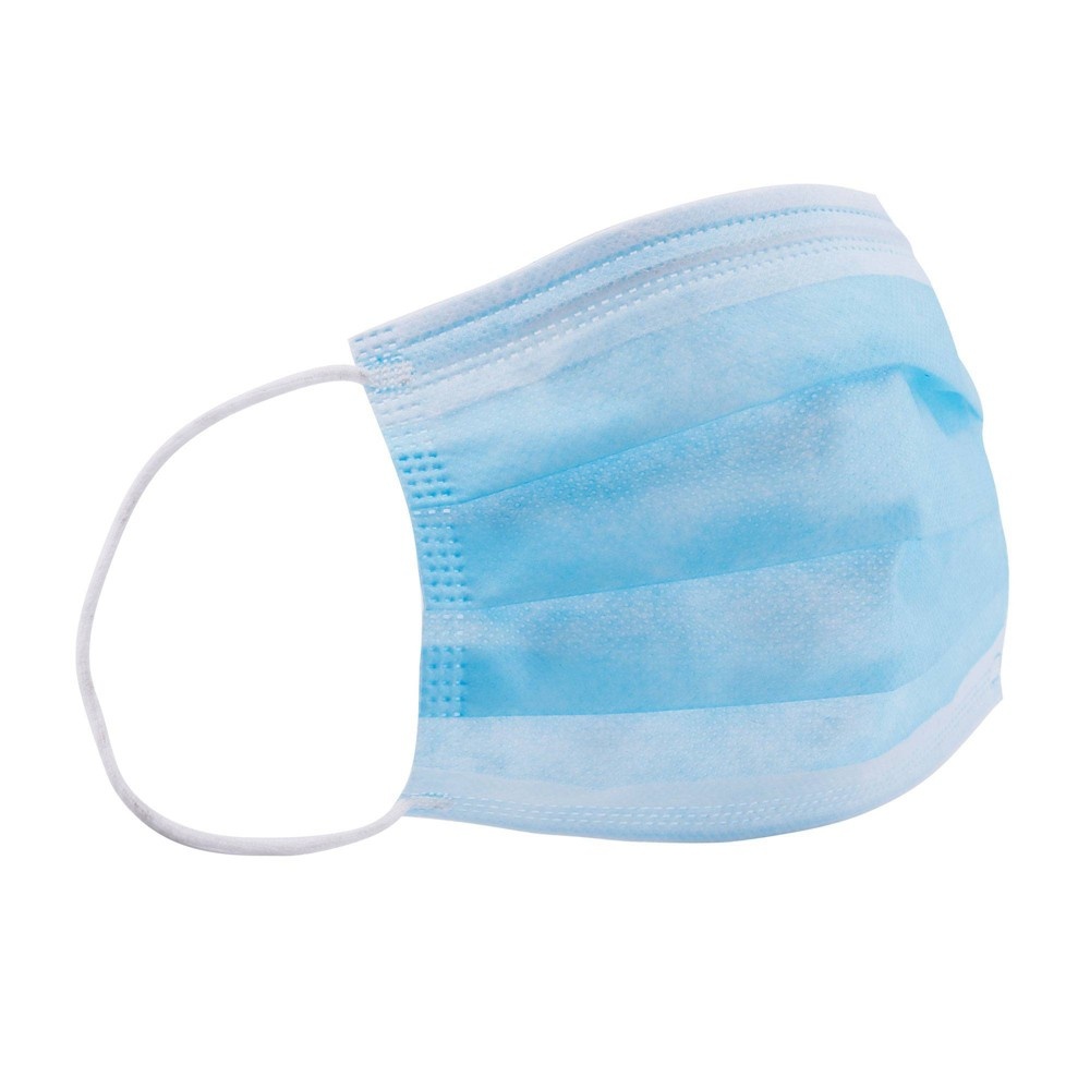 slide 3 of 4, ICU Health Non-Medical Disposable Face Mask - Blue - 20ct, 20 ct