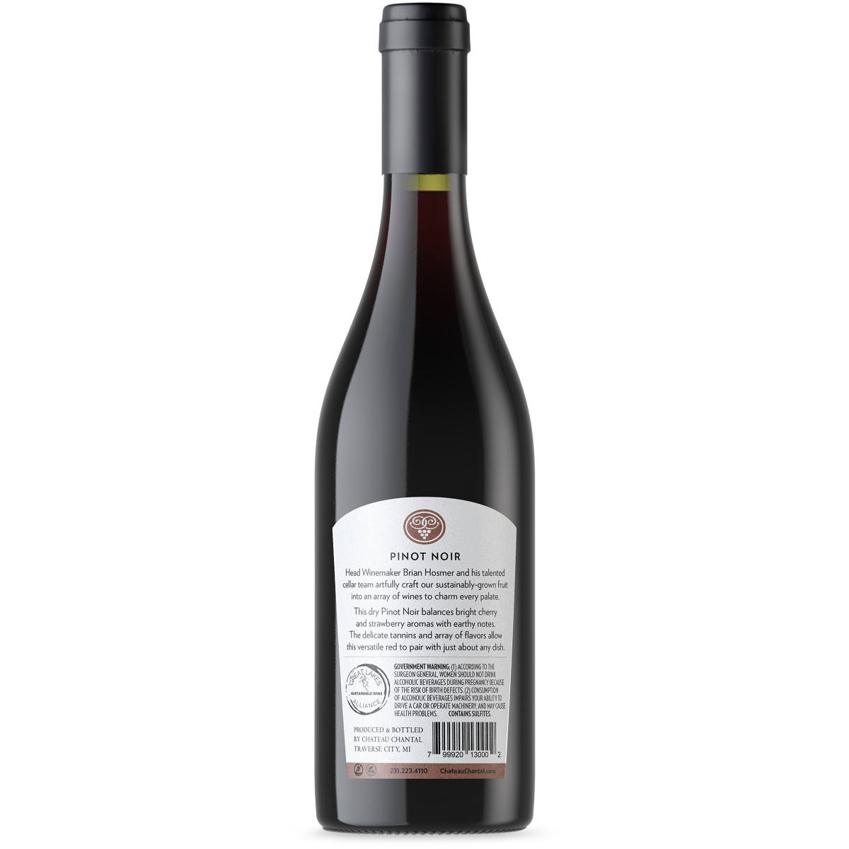 slide 2 of 2, Chateau Chantal Pinot Noir Wine, 750 ml