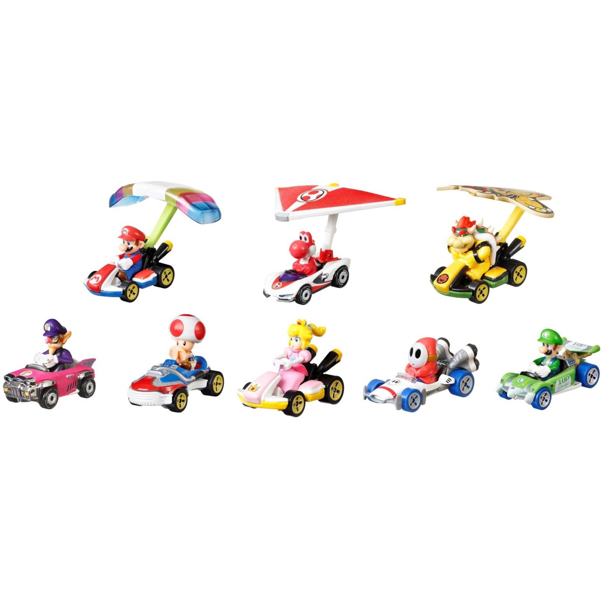 slide 1 of 6, Hot Wheels Mario Kart Collector Set - 8pk, 8 ct