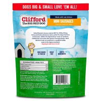 slide 5 of 5, Clifford the Big Red Dog Beef Sausages Treats for Dogs 6 oz, 6 oz