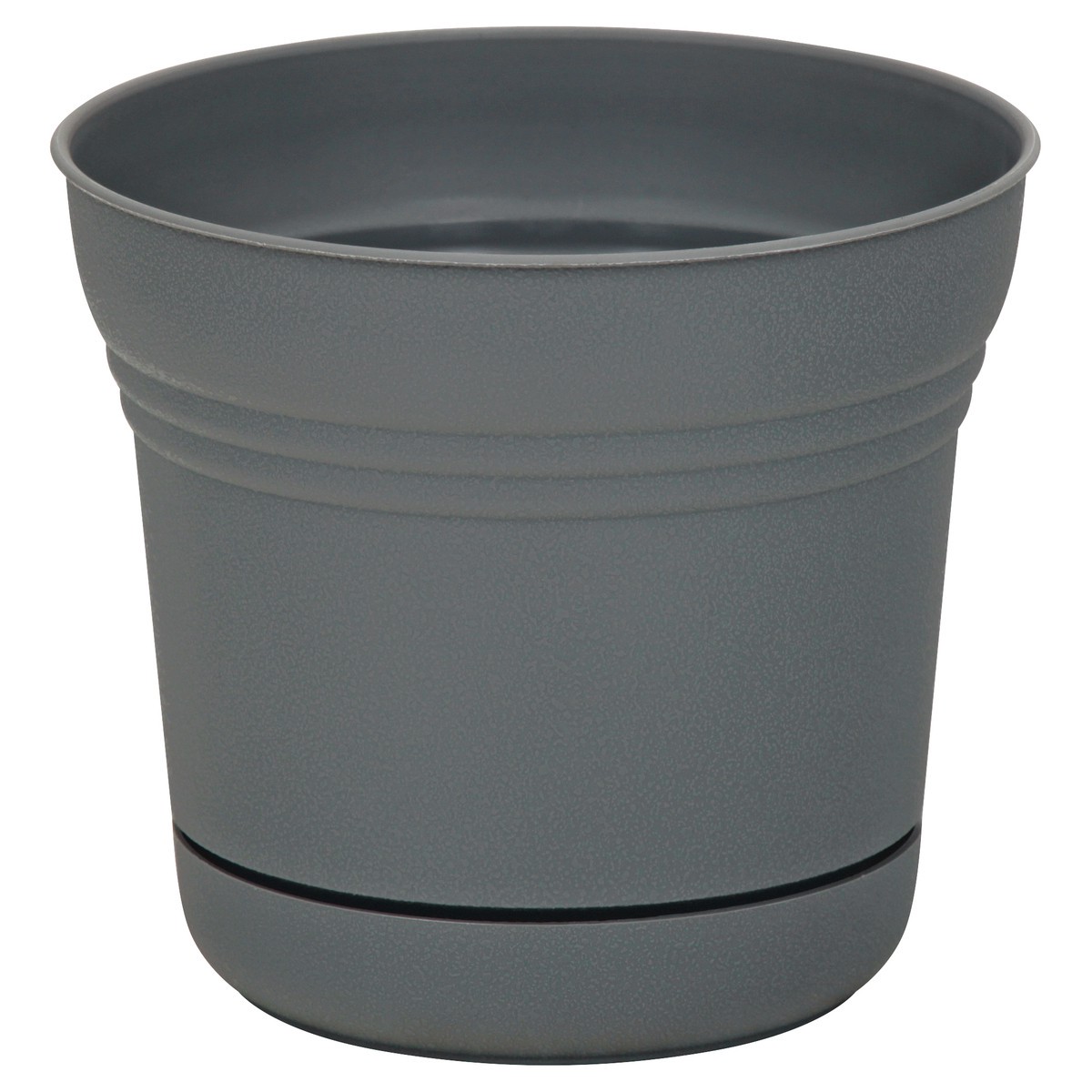 slide 3 of 11, Bloem Saturn Charcoal 5 Inches Planter 1 ea, 1 ct