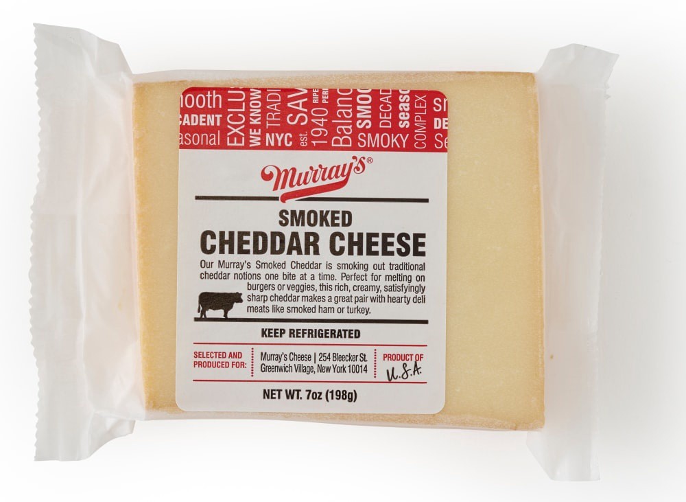 slide 3 of 3, Murray's Smoked Cheddar Cheese Block, 7 oz