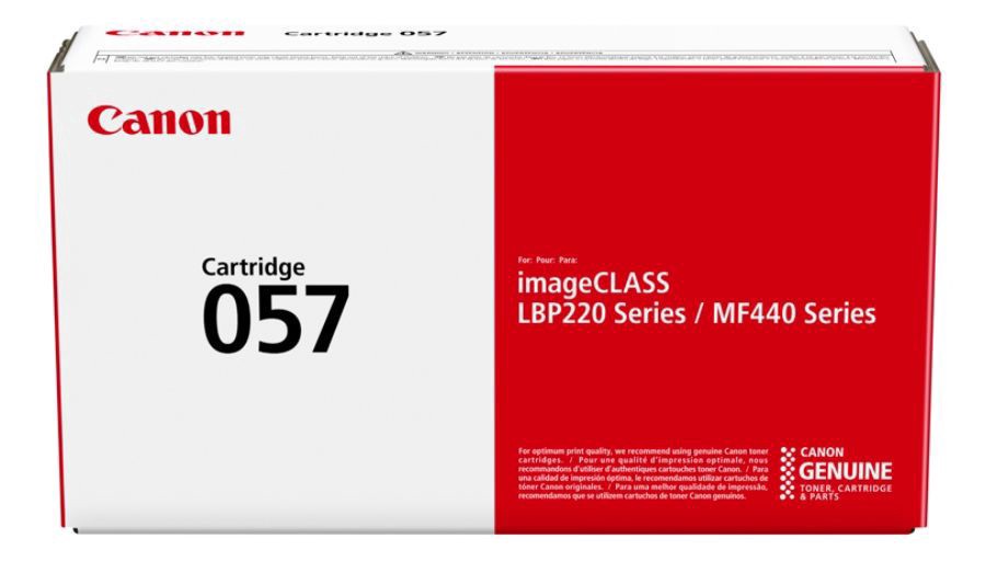 slide 3 of 3, Canon 057 Genuine Black Toner Cartridge, High Yield (3010C001), 1 ct