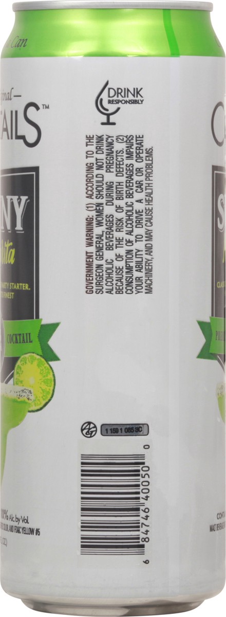 slide 8 of 9, Clubtails Sunny Margarita Premium Cocktail 24 oz Can, 24 oz