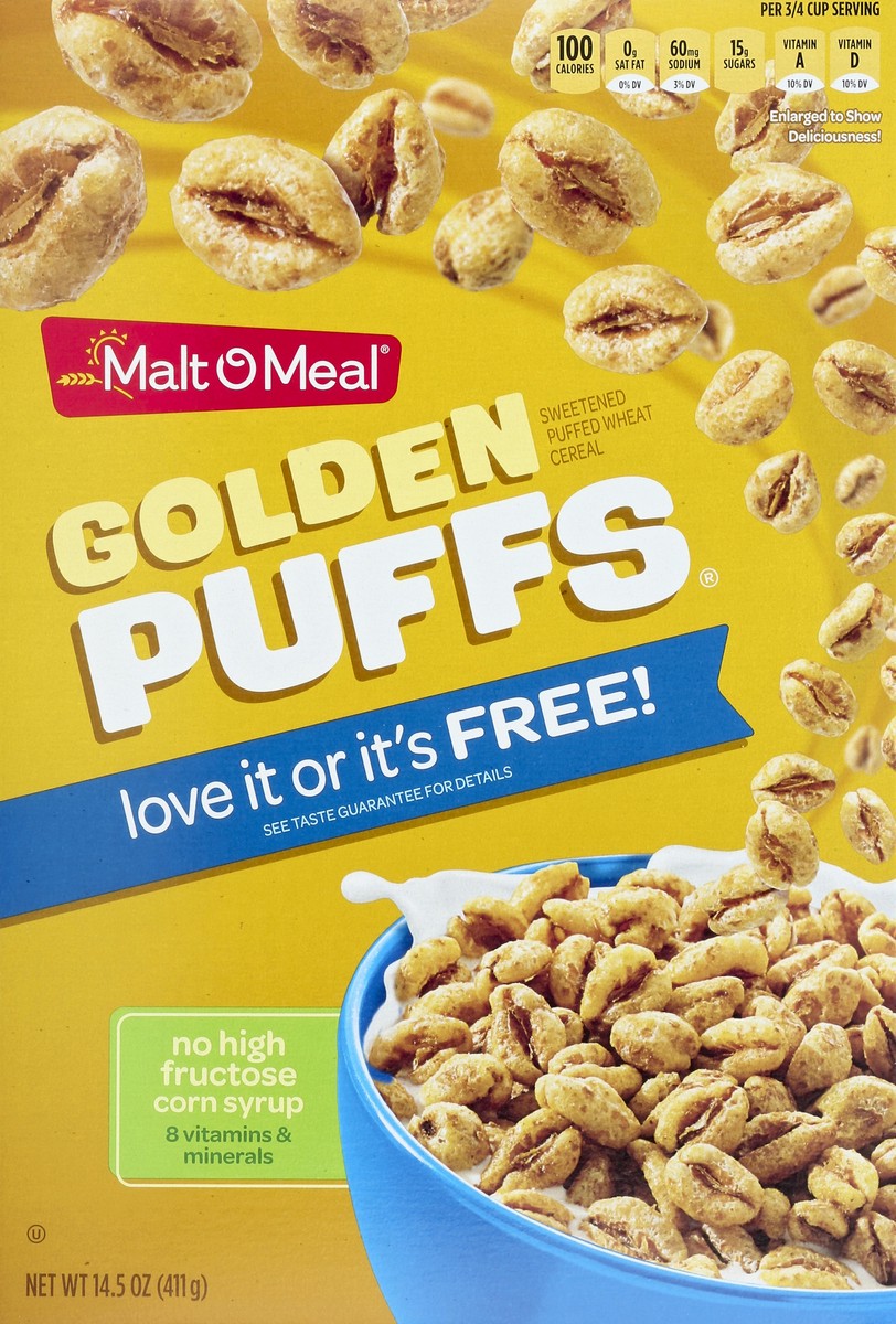 slide 2 of 4, Malt-O-Meal Golden Puffs 14.5 oz, 14.5 oz