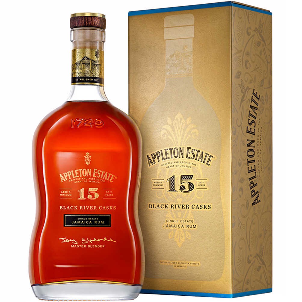 slide 1 of 2, Appleton Estate 15Yr Black Casks, 750 ml