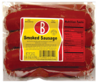 slide 1 of 1, Circle B Mild Smoked Sausage, 28 oz