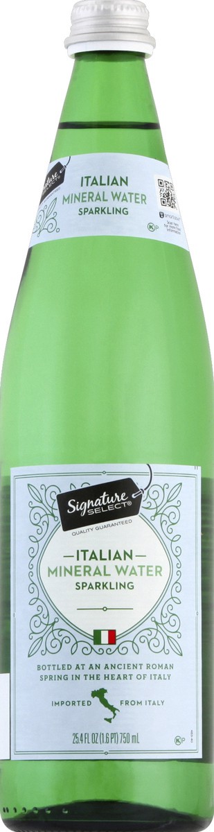 slide 3 of 7, Signature Select Italian Sparkling Mineral Water 25.4 fl oz, 25.4 fl oz