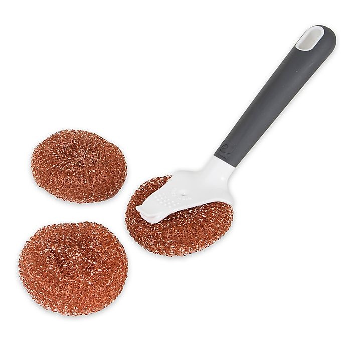 slide 1 of 1, Evriholder Products Sophisticlean Copper Scourer Set, 4 ct