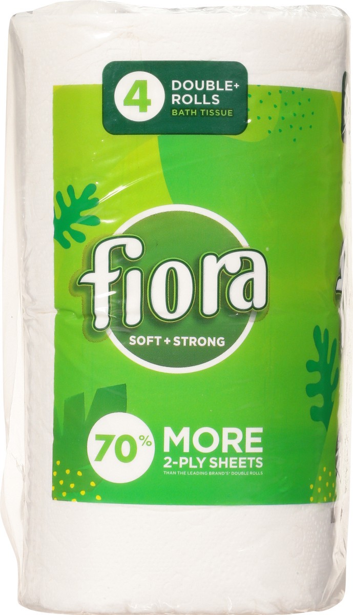 slide 11 of 11, Fiora Double Roll Tissue, 4 ct