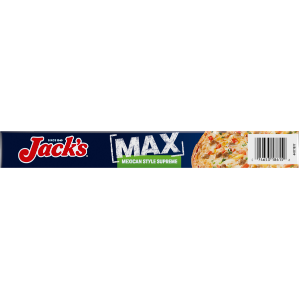 slide 9 of 22, Jack's Max Thin Crust Mexican Style Supreme Frozen Pizza, 20.8 oz, 20.8 oz