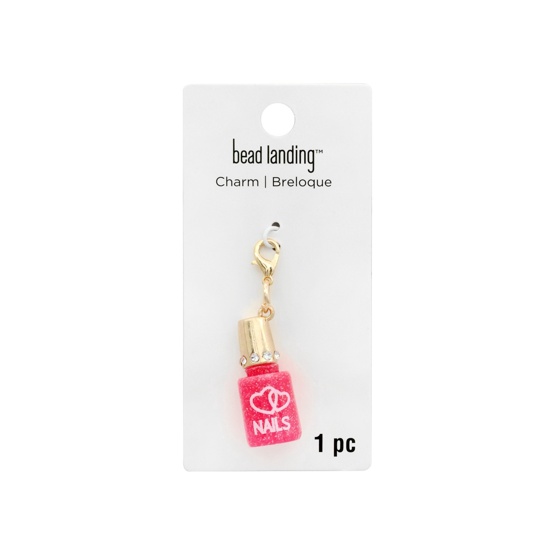 slide 3 of 4, Nail Polish Charm By Bead Landing, 0.51 in x 1.02 in