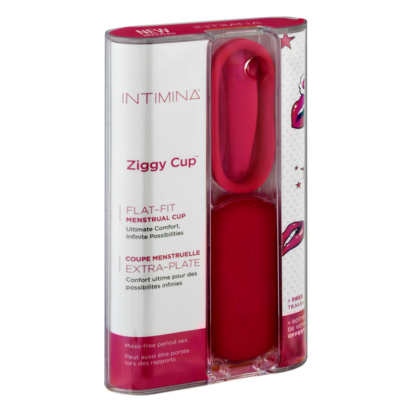 slide 1 of 1, Ziggy Cup Flat Fit Menstrual, 1 ct