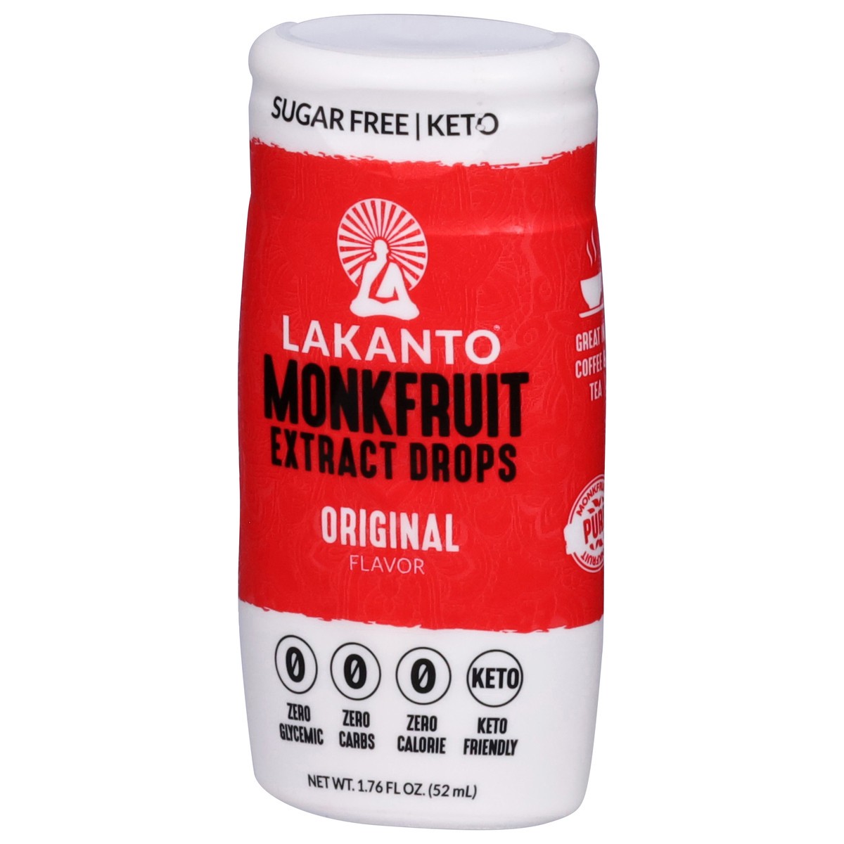 slide 3 of 9, Lakanto Original Monkfruit Liquid Sweetener, 1.76 oz