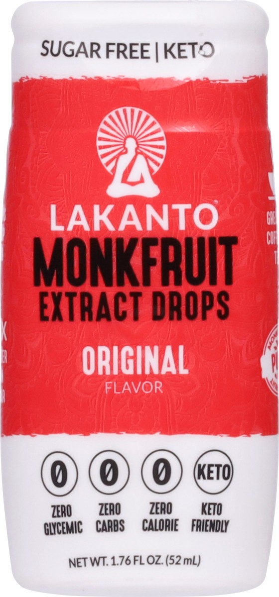 slide 4 of 9, Lakanto Original Original Flavor Monkfruit Extract Drops 1.76 fl oz, 1.76 fl oz