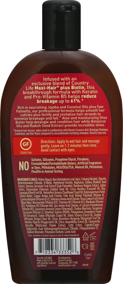 slide 4 of 9, Desert Essence Anti-Breakage Conditioner 10 oz, 10 oz