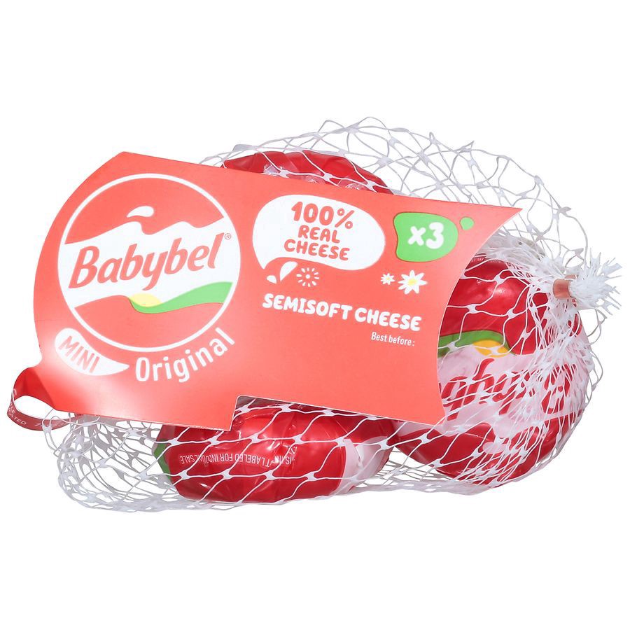 slide 1 of 5, Babybel Mini Babybel Original Snack Cheese, 3 Pack (2.1 oz), 2.1 oz