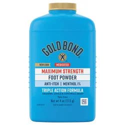 Gold Bond Medicated Maximum Strength Foot Powder 4 oz