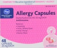 slide 1 of 1, Kroger Allergy Capsules, 48 ct