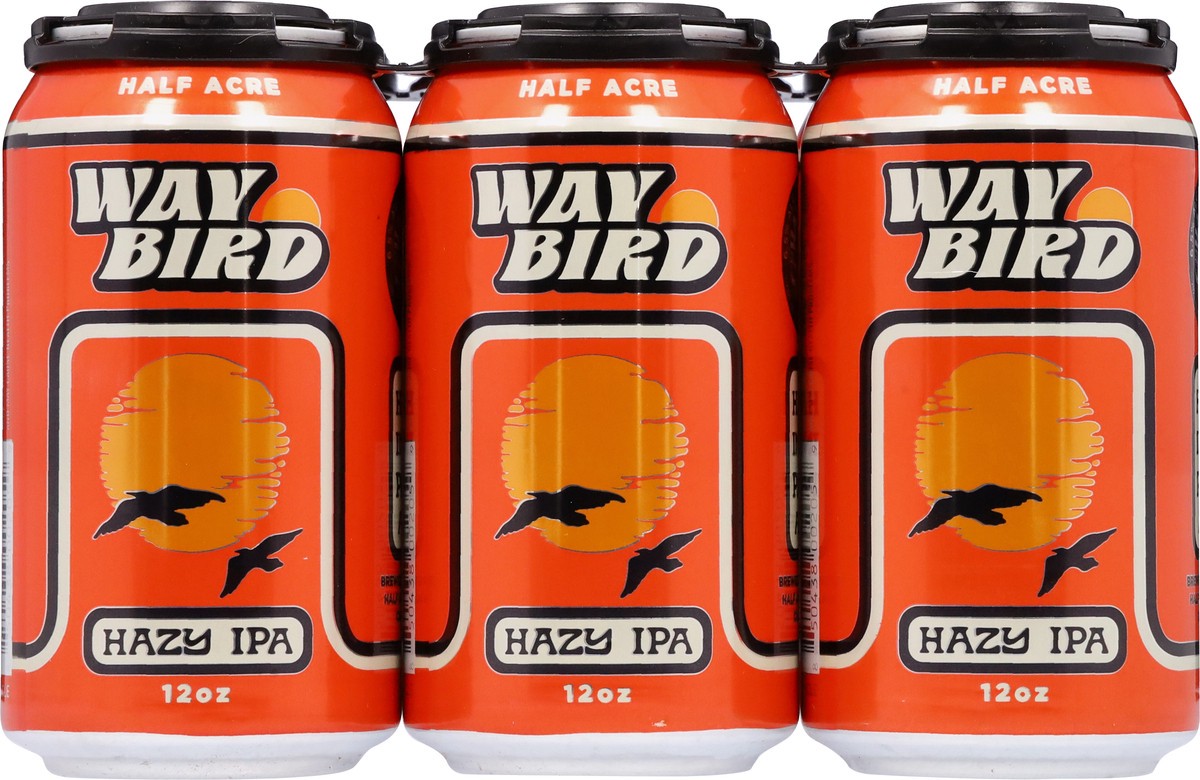 slide 12 of 12, Half Acre Brewing Co. Hazy IPA Way Bird Beer 6 - 12 oz Cans, 6 ct; 12 oz