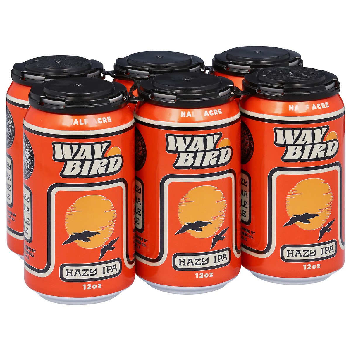 slide 10 of 12, Half Acre Brewing Co. Hazy IPA Way Bird Beer 6 - 12 oz Cans, 6 ct; 12 oz