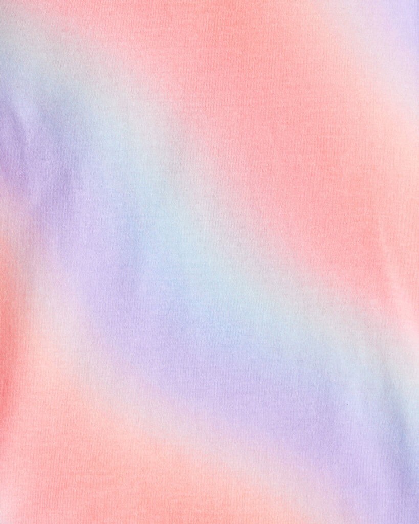 slide 2 of 3, Carter's Carters Girls Rainbow Print 100% Cotton Long-Sleeve 4-Piece Pajamas - White Multi 4, 4 pc