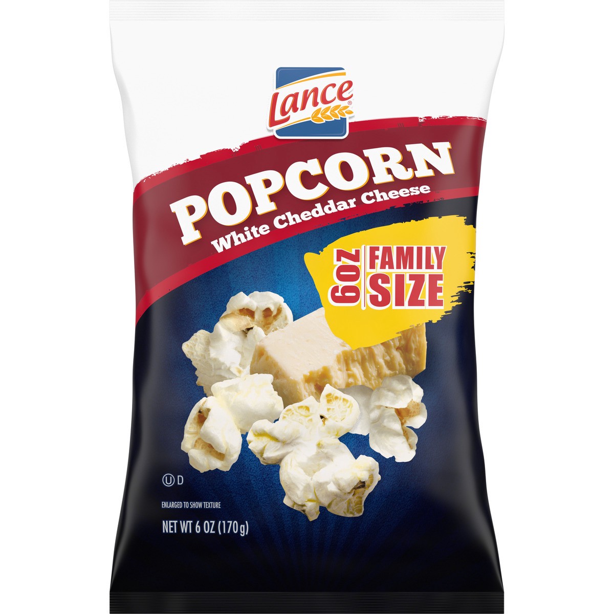 slide 11 of 11, Lance White Cheddar Cheese Popcorn, 6 oz