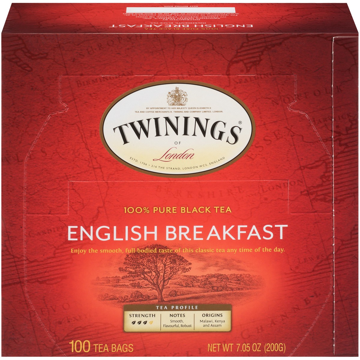 slide 1 of 12, Twinings English Breakfast Tea - 100 ct, 100 ct