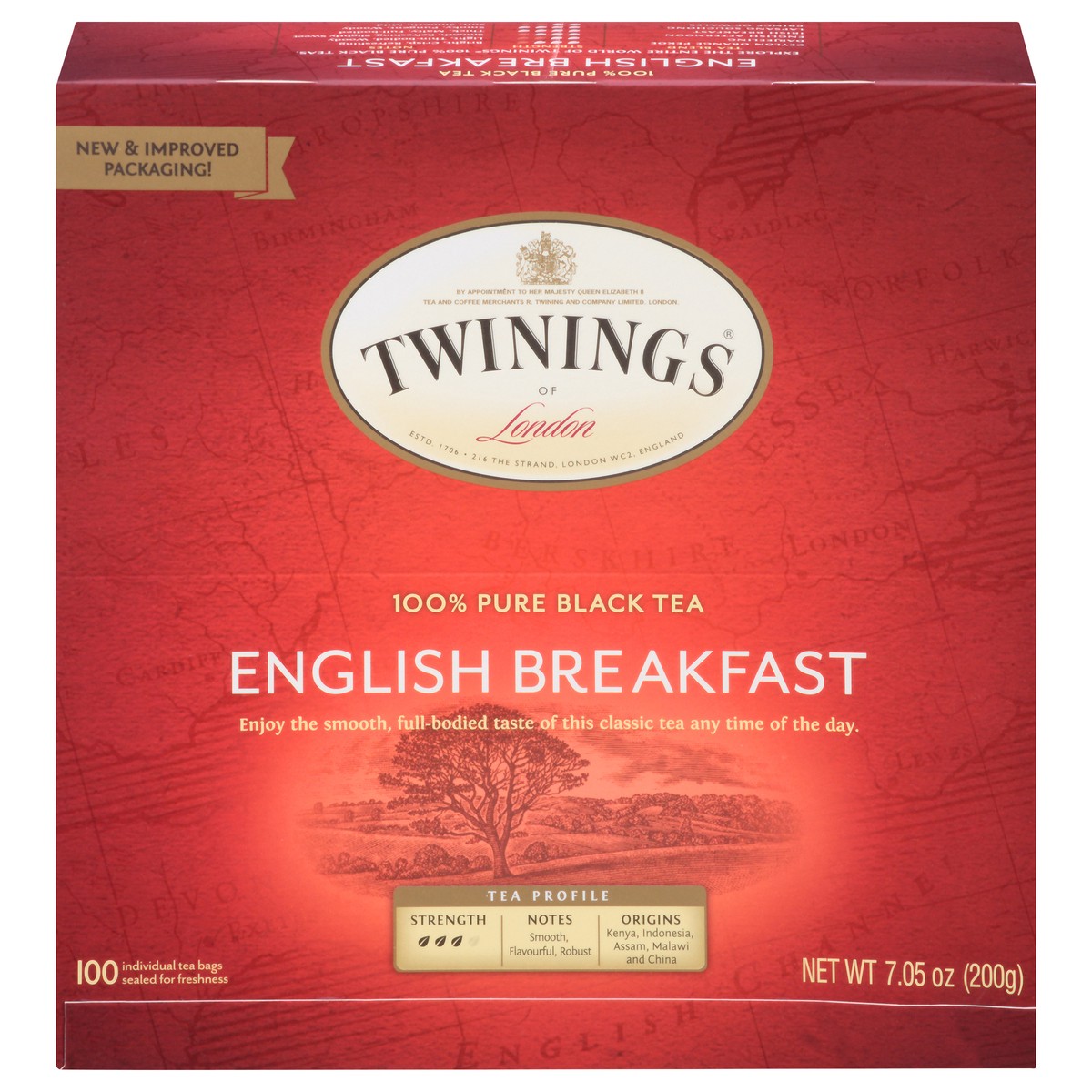 slide 5 of 12, Twinings English Breakfast Tea - 100 ct, 100 ct