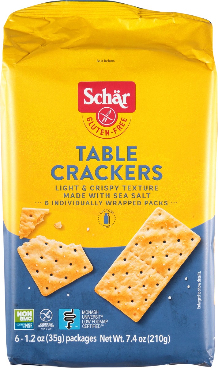 slide 12 of 14, Schär Gluten Free Table Crackers, 7.4 oz