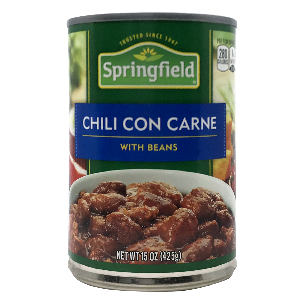 slide 1 of 1, Springfield Chili Con Carne With Beans, 15 oz