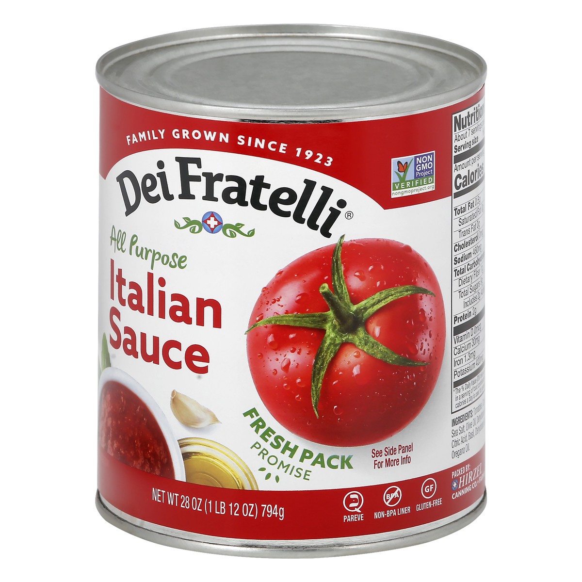 slide 9 of 9, Dei Fratelli All Purpose Italian Sauce, 28 oz