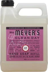 Mrs. Meyer's Mrs. Meyer''s Clean Day Liquid Hand Soap Refill, Plum Berry Scent, 33 Ounce Bottle