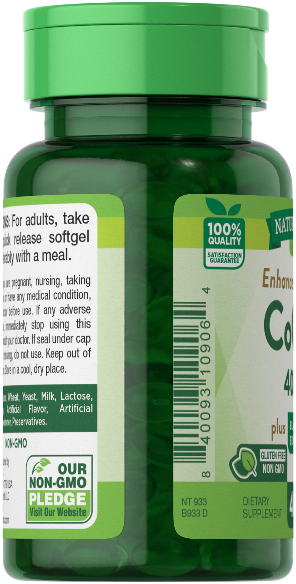 slide 4 of 4, Nature's Truth Maximum Strength CoQ-10 400 mg plus Black Pepper Extract, 40 ct