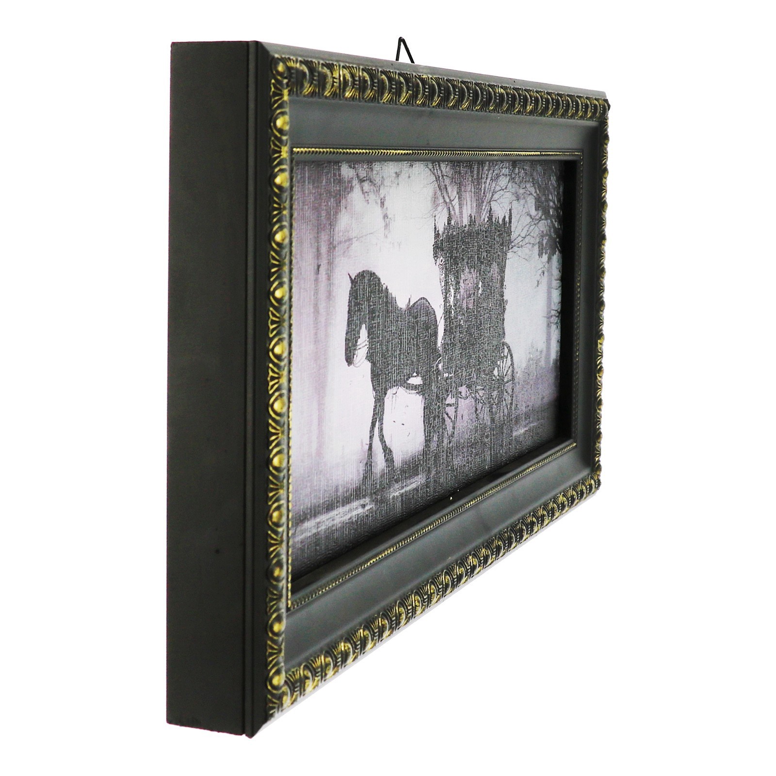 slide 3 of 4, 18" Ghostly Carriage Wall Decor By Ashland, 18 in x 9 in